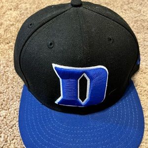 Mens New Era Duke University Flat Brim 